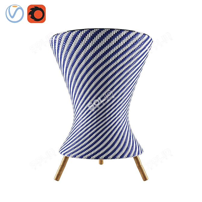 Exquisite Pearl Bistro Table 3D model image 5