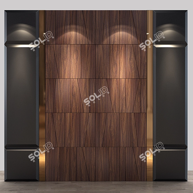 Stylish Panel 37 by Studia 54 3D model image 1