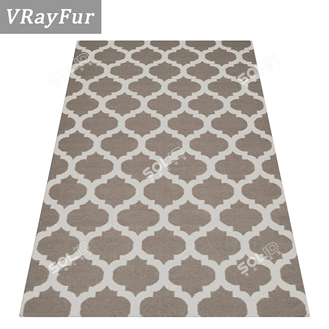 High-Quality Carpets Set 3D model image 2