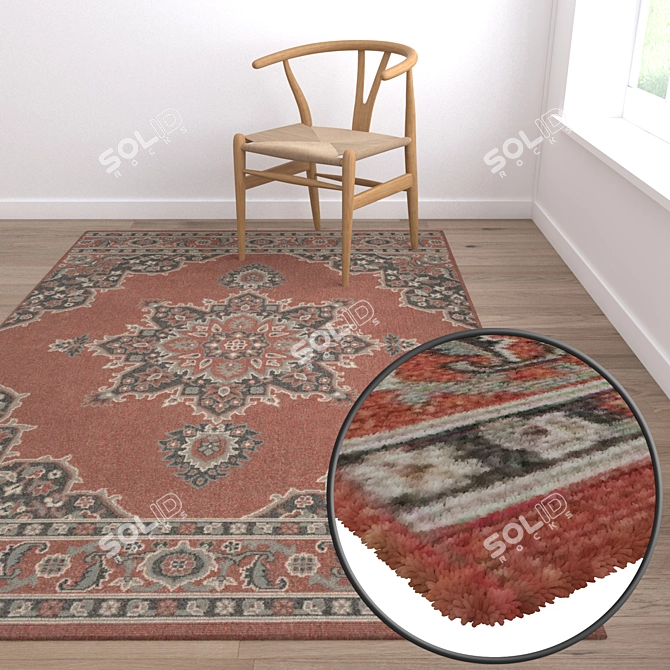 Versatile High-Quality Carpets 3D model image 5