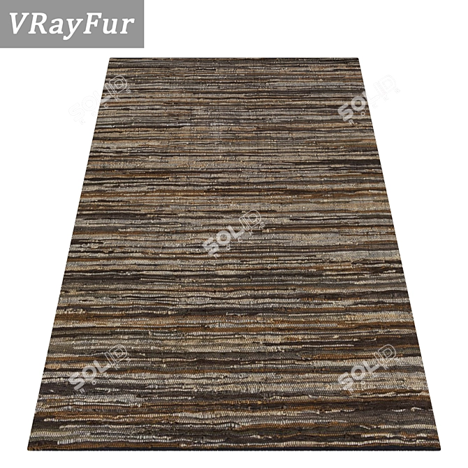 Luxury Carpet Set 3-Pack 3D model image 2