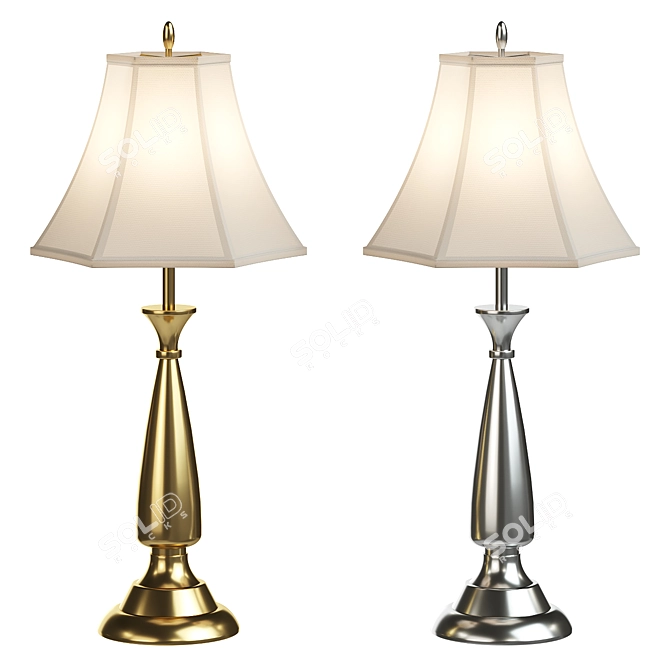 Title: Classic Table Lamp Marion 3D model image 1