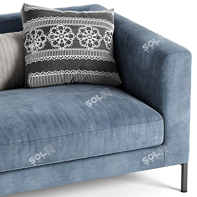 Modern Comfort: Frigerio Salotti Otto Corner Sofa 3D model image 4
