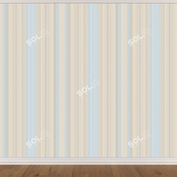 Seamless Wallpaper Set (3 Colors) 3D model image 4