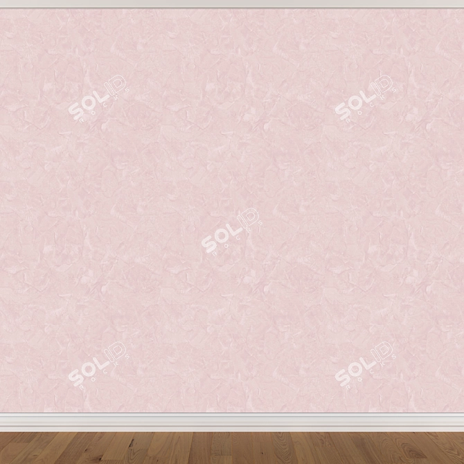 Seamless Wallpaper Set: 3 Colors 3D model image 4