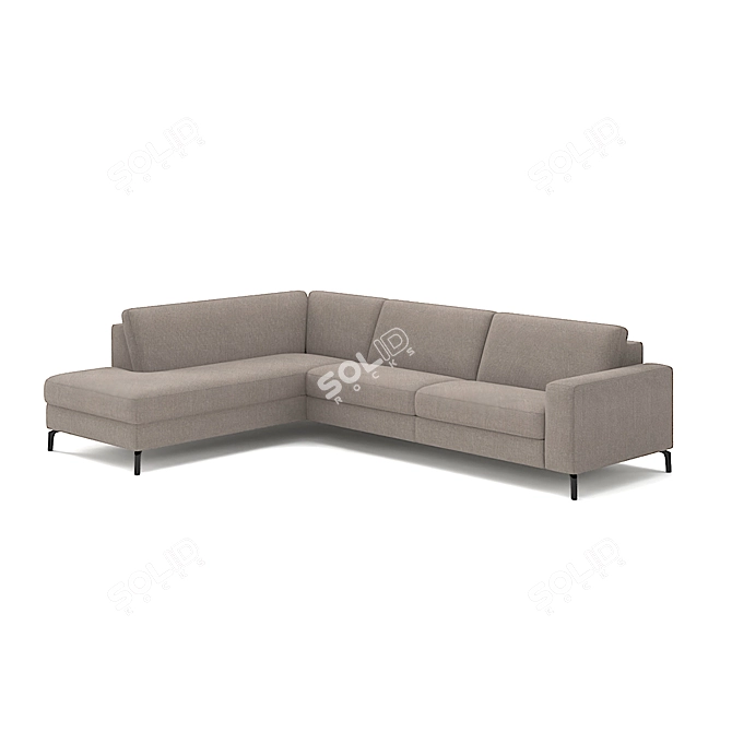 Belgian Luxury: Cristallo Sofa 3D model image 4
