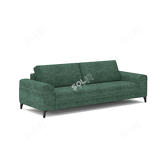 Belgian Donato: Customizable Comfort Sofa 3D model image 2