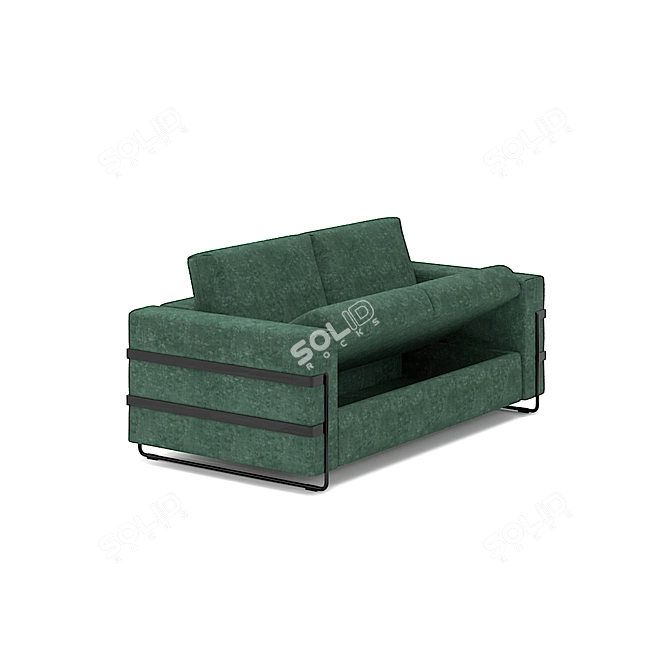 Belgian Sofa Dorado: Versatile Design & Premium Comfort 3D model image 2