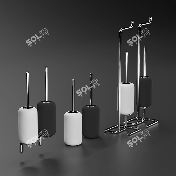 Gessi Goccia Accessories Set 3D model image 1