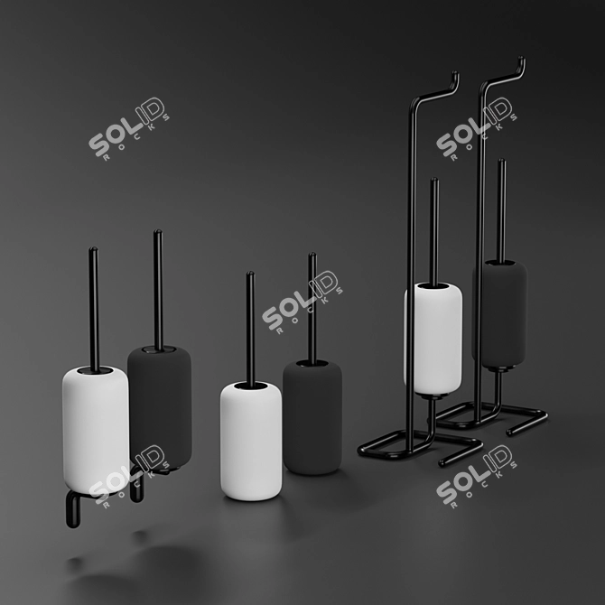 Gessi Goccia Accessories Set 3D model image 2