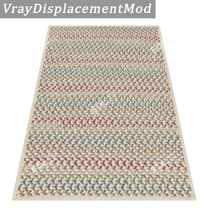 Luxury Rug Set | High-Quality Textures 3D model image 3