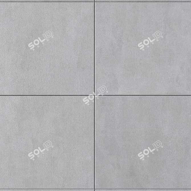  Savoy Grey Concrete Wall Tiles 3D model image 2