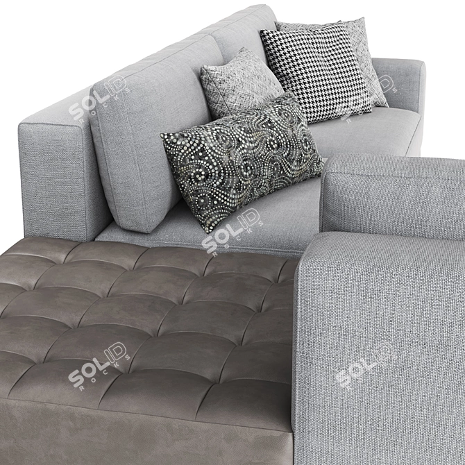ABACO Corner Sofa - Ultimate Comfort and Style 3D model image 3