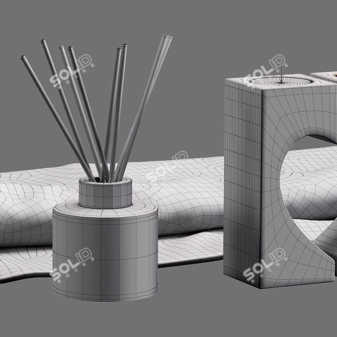 Heartwood Candle Holder 3D model image 5