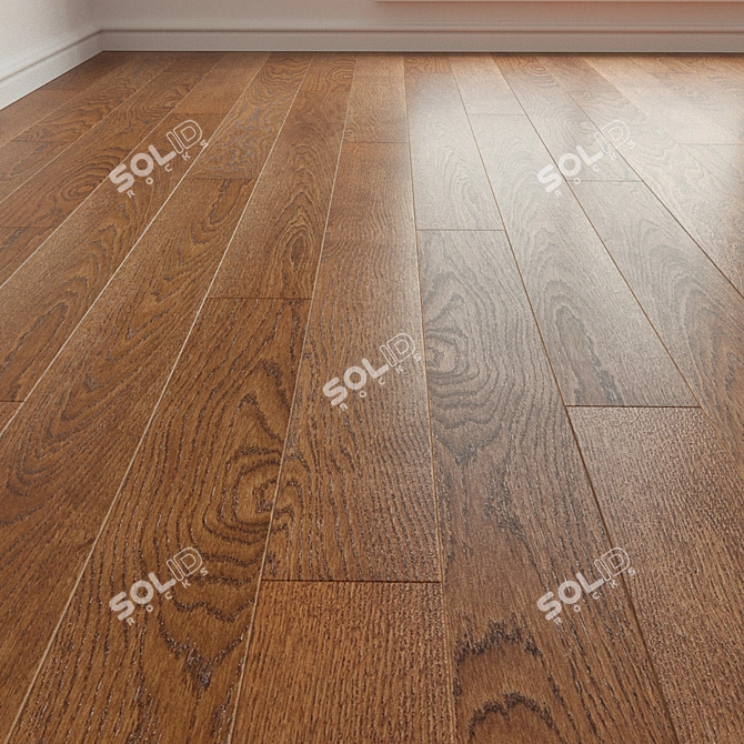 Title: 3D Laminate Parquet Flooring 3D model image 1