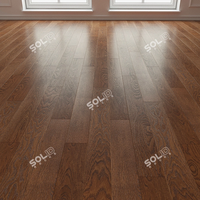 Title: 3D Laminate Parquet Flooring 3D model image 3