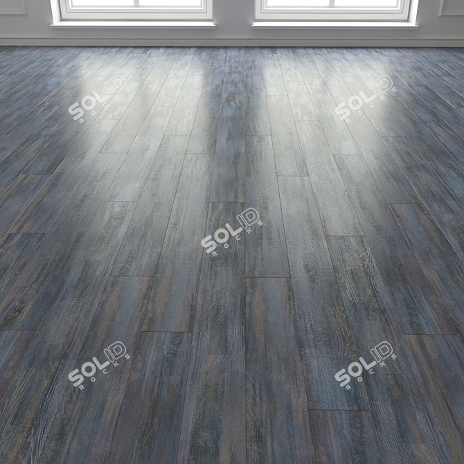 Artistic Parquet Laminate Flooring 3D model image 3