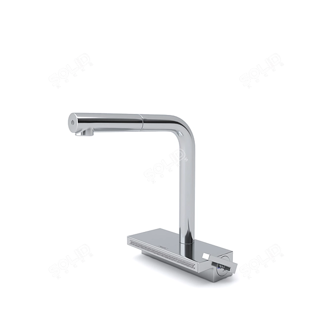 HANSGROHE Aquno Select Kitchen Faucets 3D model image 3