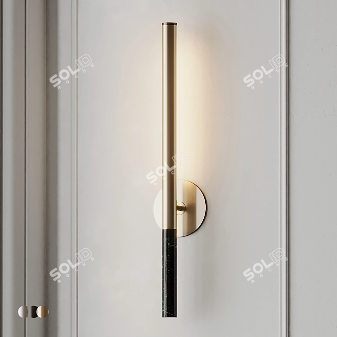 Elegant Formation Wall Sconce 3D model image 5