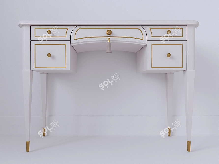 Sleek 15: Modern Dressing Table 3D model image 1