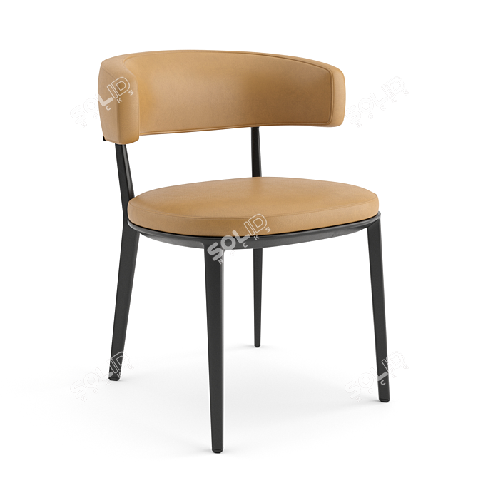 Italian Chairs: Bea, Caratos, Lux 3D model image 11