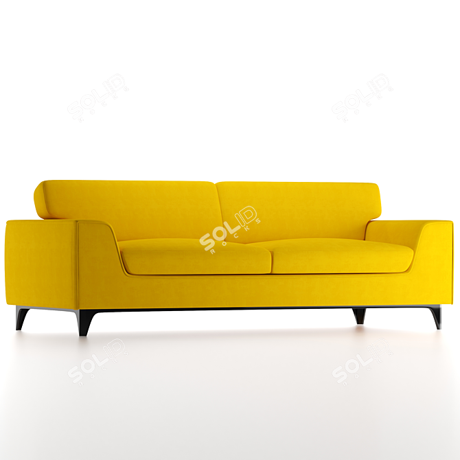 Modern Style Sofa - FBX and OBJ Files 3D model image 1