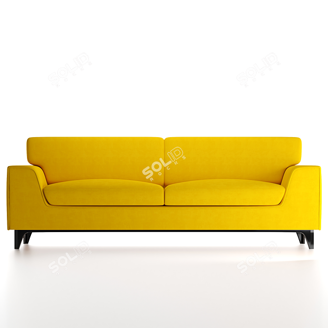Modern Style Sofa - FBX and OBJ Files 3D model image 2