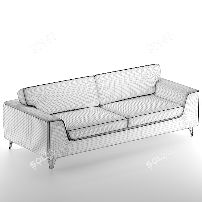 Modern Style Sofa - FBX and OBJ Files 3D model image 4