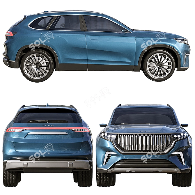 Electric SUV Togg 2020 | Full-Size Model 3D model image 2