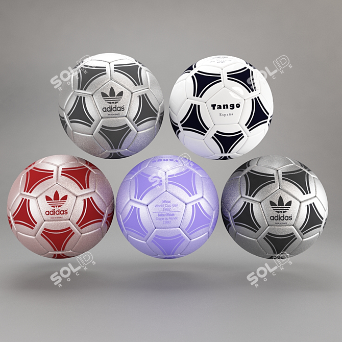 Ultimate Adidas Premium Football Balls 3D model image 1