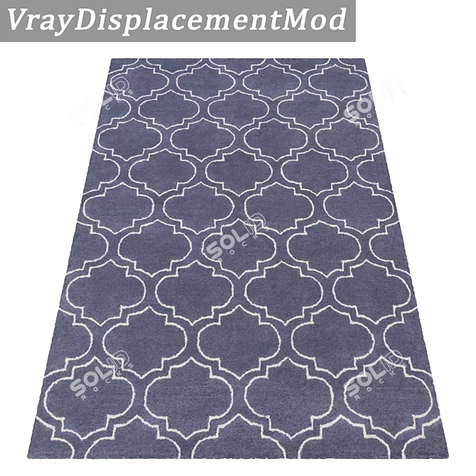 Luxury Carpets Set: High-Quality Textures 3D model image 3