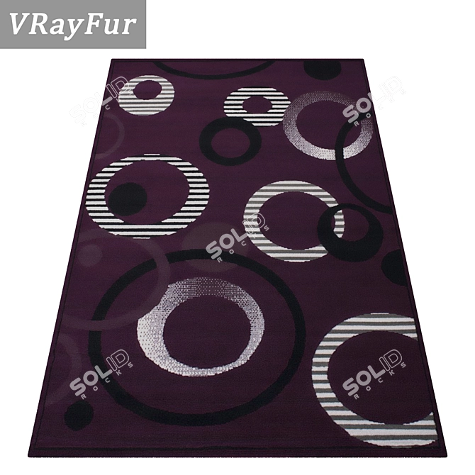Luxury Carpet Set 832 3D model image 2