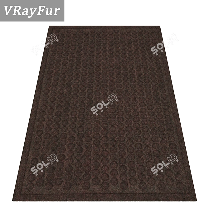 Luxury Carpets Set - High-quality Textures 3D model image 2