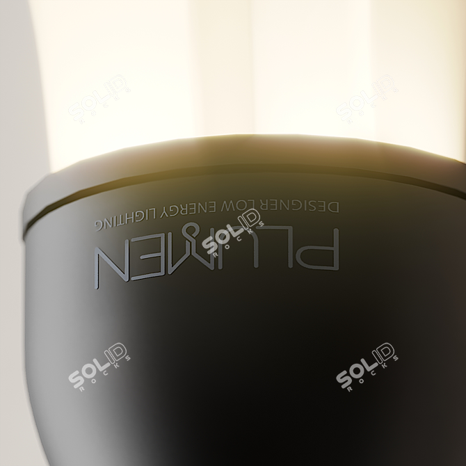 Elegant Hold & Illuminating Light: LLOT LLOV x PLUMEN 3D model image 2