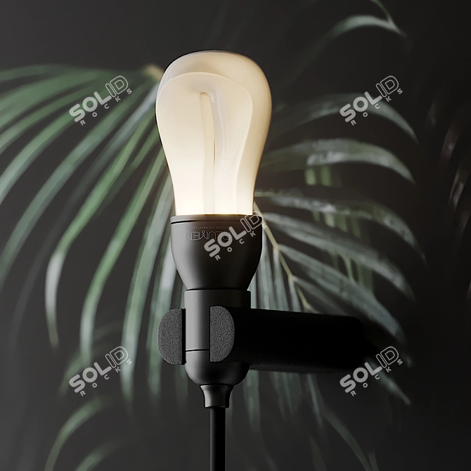 Elegant Hold & Illuminating Light: LLOT LLOV x PLUMEN 3D model image 4