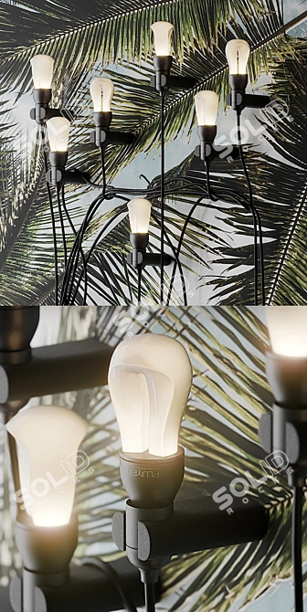Elegant Hold & Illuminating Light: LLOT LLOV x PLUMEN 3D model image 5