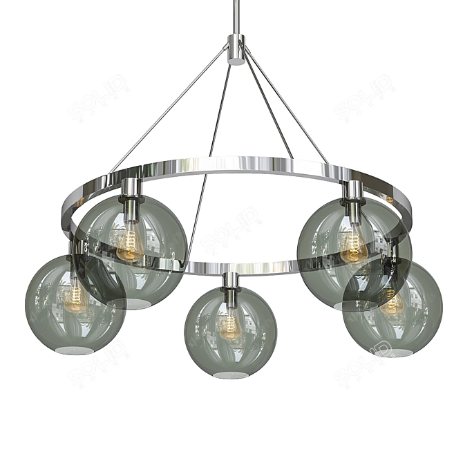 Stylish Pendant Lamps @ Niche 3D model image 1