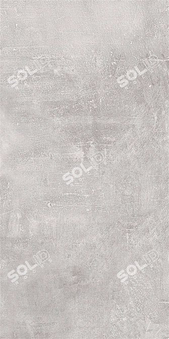 Premium Concrete Wall Tiles - Ares Gray 3D model image 5