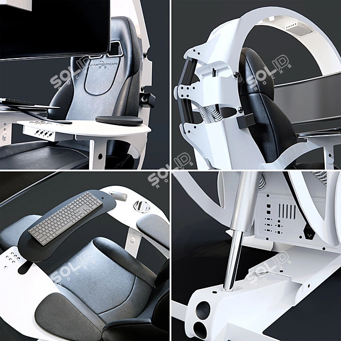 Ultimate Gaming Experience: Game Station Emperor XT 3D model image 3