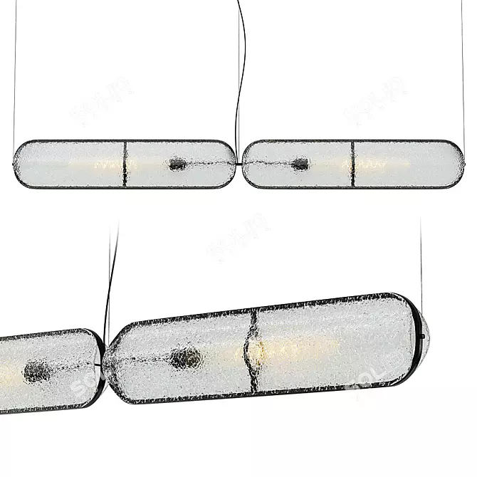 Modern Minimal Pendant Light 3D model image 1