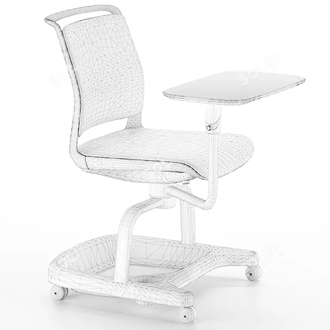 ErgoMax ADLED-1: Stylish Chair 3D model image 2