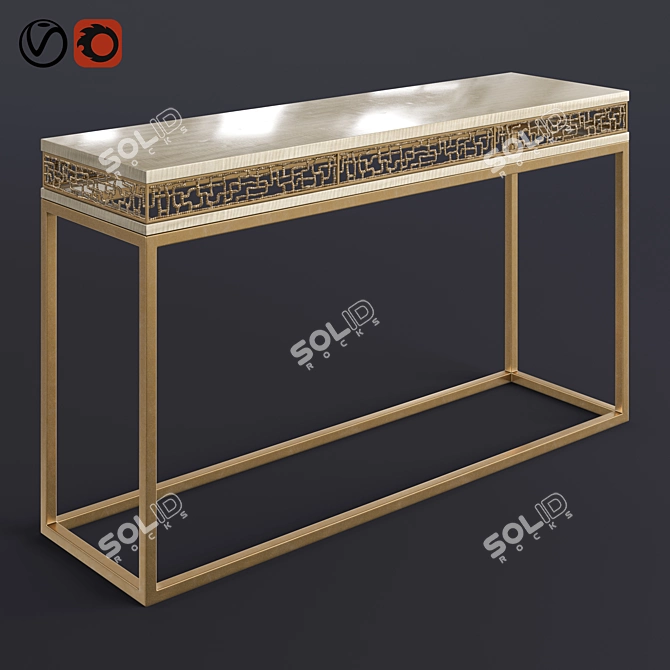 TA Studio Frenzy Console Table 3D model image 1