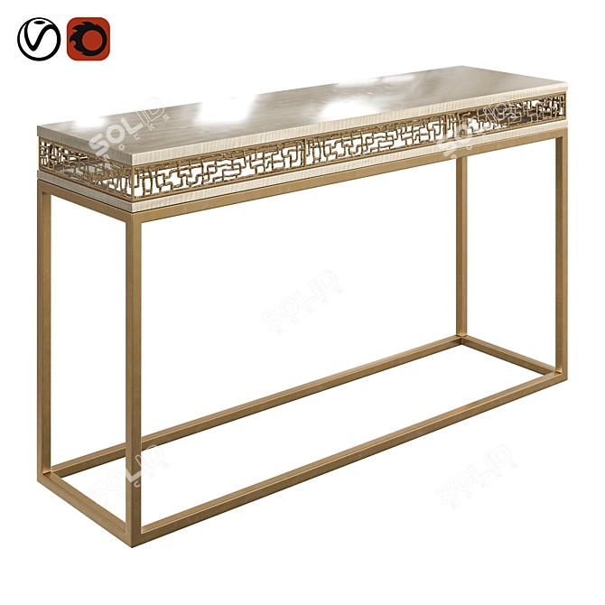 TA Studio Frenzy Console Table 3D model image 5