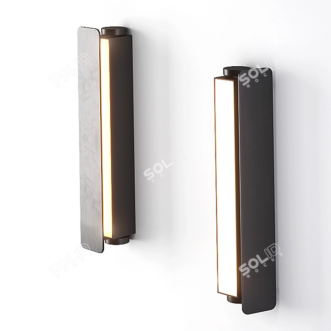 Modern Illu Wall Lamp 3D model image 2