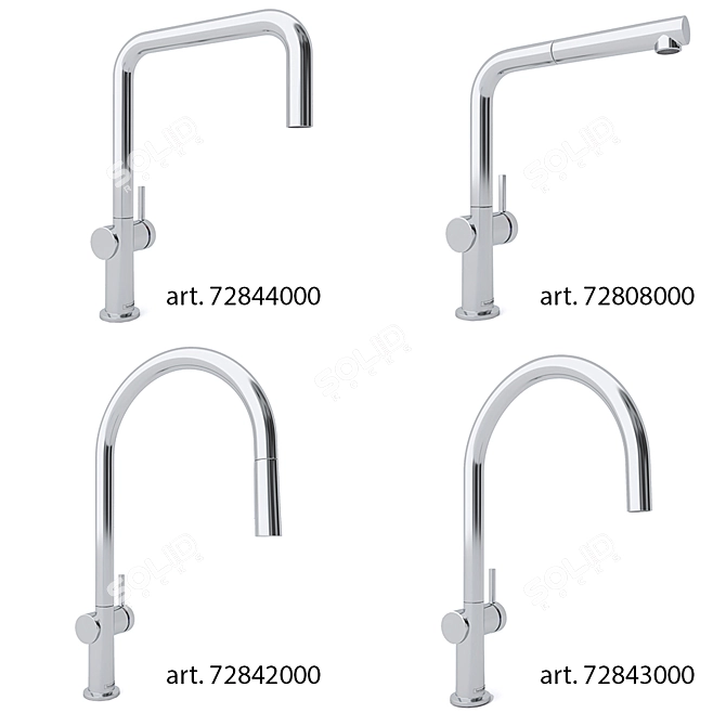 Hansgrohe Talis M54 Kitchen Faucet Collection 3D model image 1