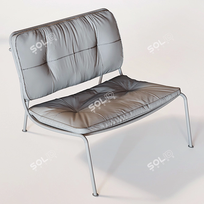 Contemporary Frog Armchair | Living Divani 3D model image 3