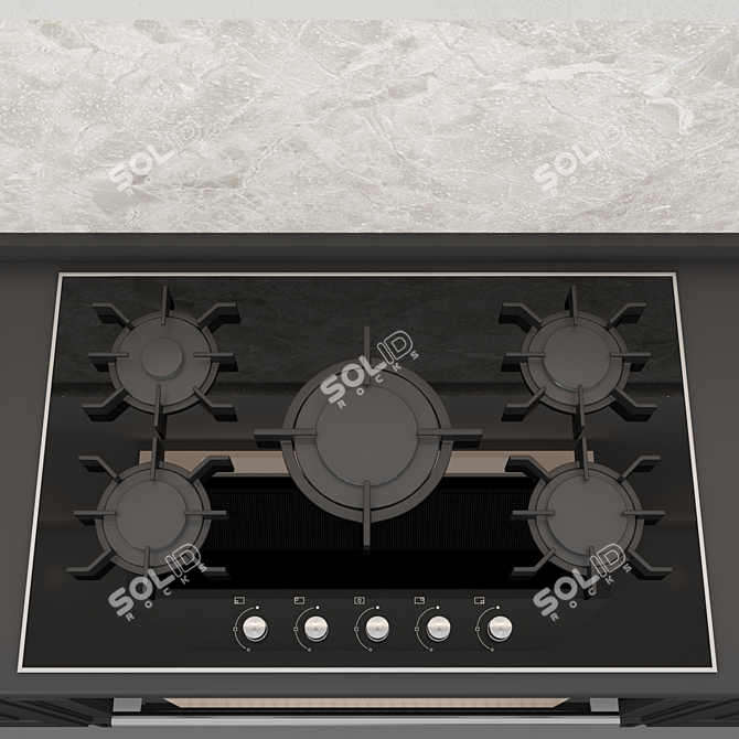 Classic Kitchen Set 3D model image 6