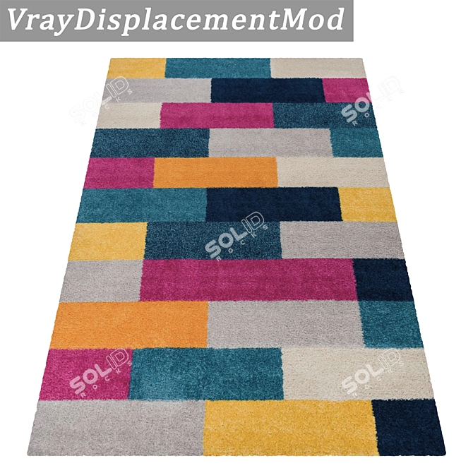 Luxury Carpet Set 3D 3D model image 3