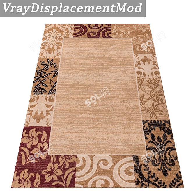 Luxury Carpet Set | High-Quality Textures & Multiple Variants 3D model image 3