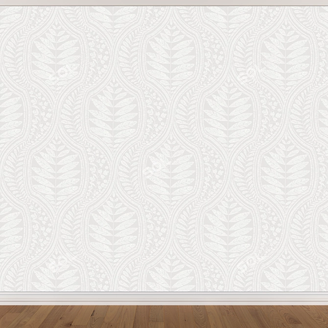 Seamless Wallpaper Set (3 Colors) 3D model image 3